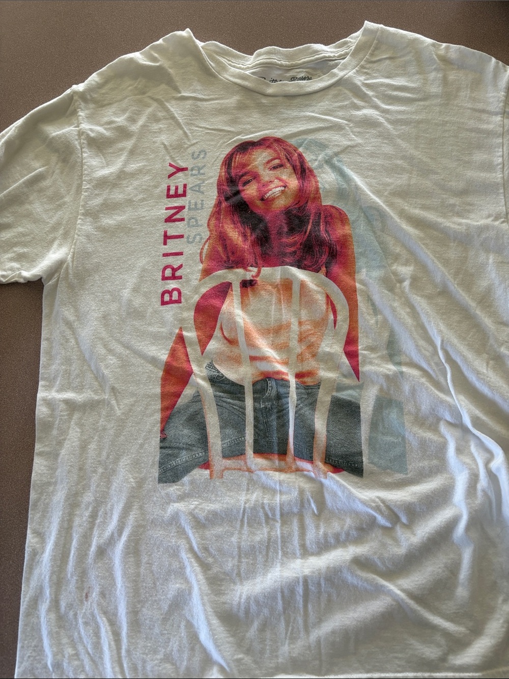 Britney Graphic White Short Sleeve Tee - Women's Britney Spears Print